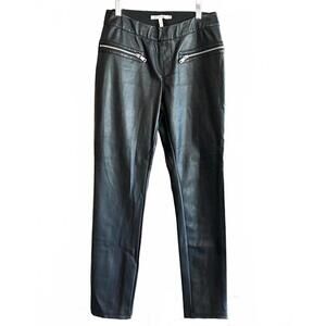 NWOT Avec Les Filles Faux Leather Pants Sz M Black Pull On